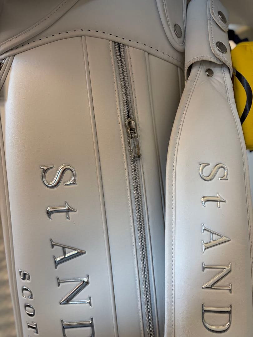 ST ANDREWS ホワイト キャディバッグ