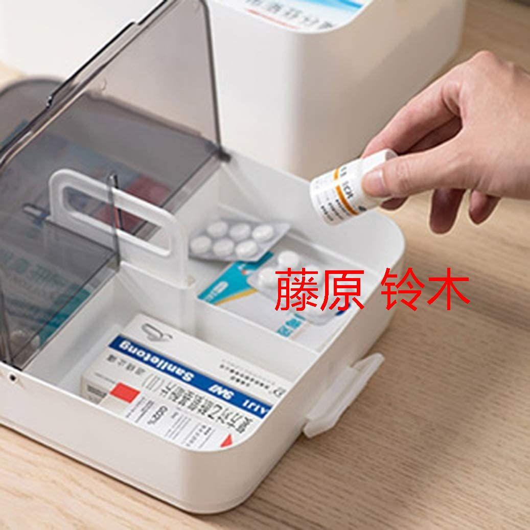 大容量 収納ケース ツールボックス 薬入れ 小物入れ 携帯用 救急医療箱H