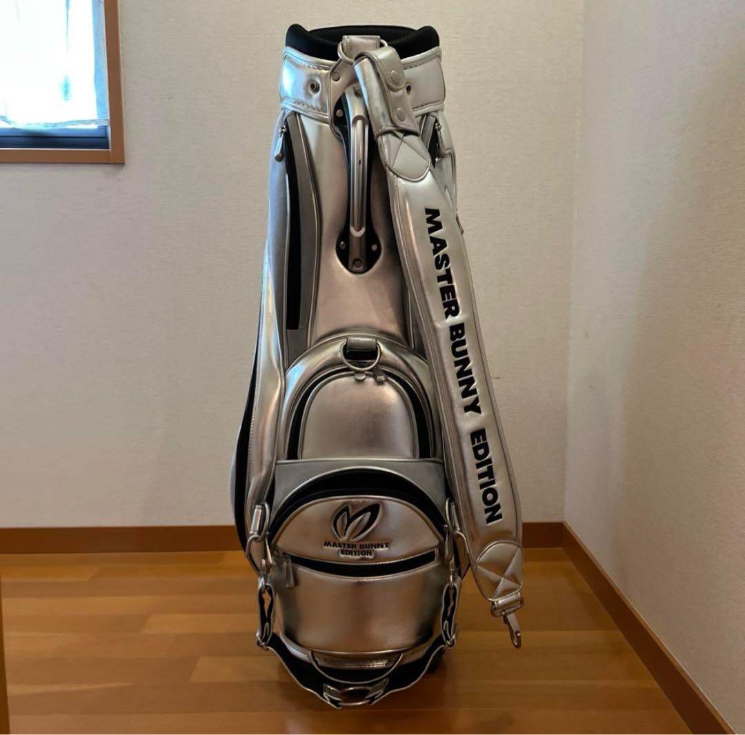 美品★お洒落カッコいいマスターバニーEDITION ゴルフバッグ シルバー