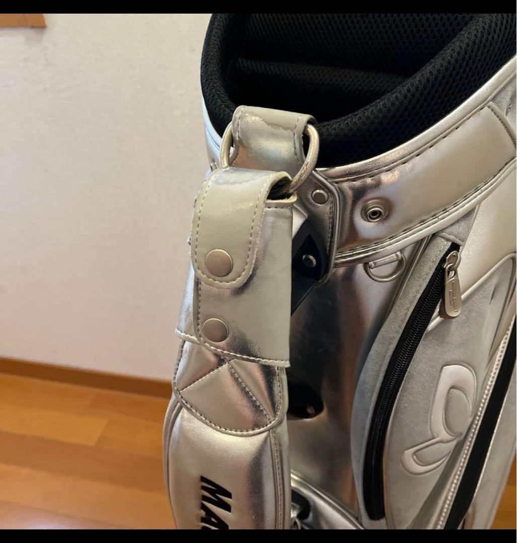 美品★お洒落カッコいいマスターバニーEDITION ゴルフバッグ シルバー