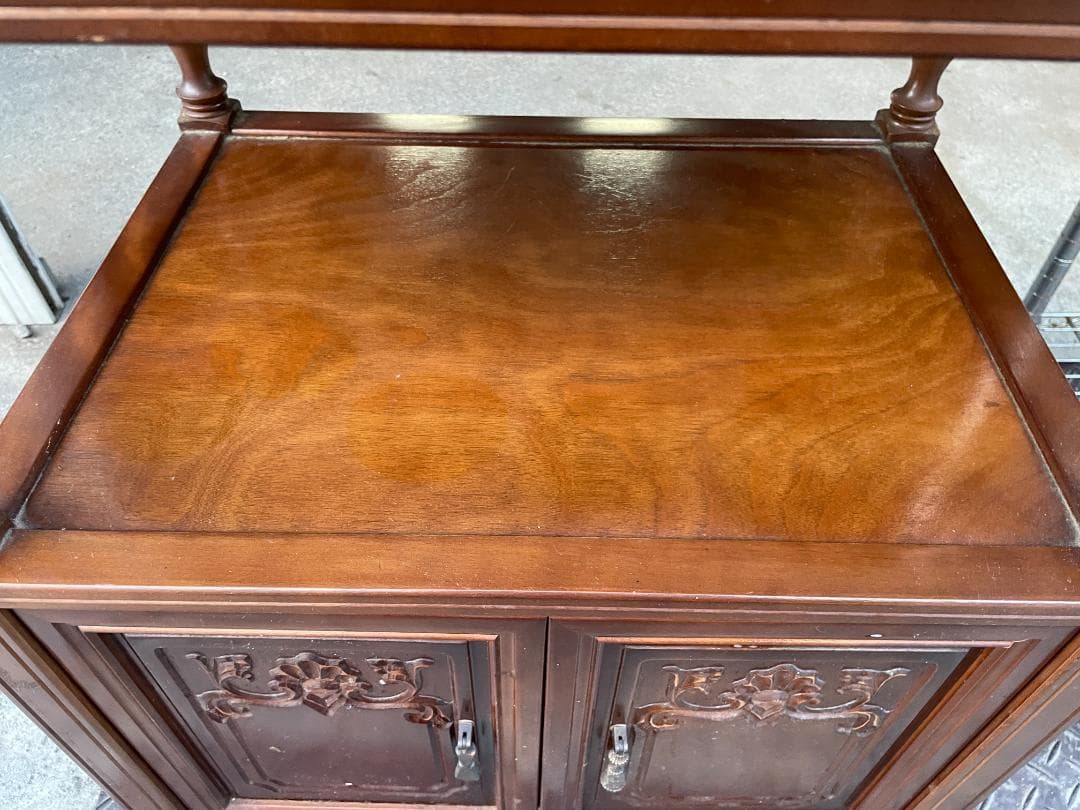 ★ 昭和 レトロ 家具 TOKUDA 徳田家具 置棚 W60xD40xH75cm