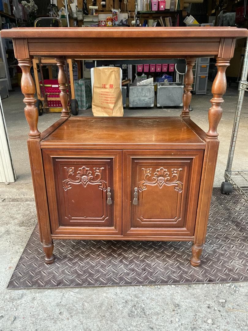 ★ 昭和 レトロ 家具 TOKUDA 徳田家具 置棚 W60xD40xH75cm