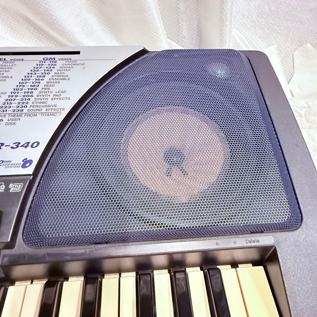 Yamaha ヤマハ PSR-340 電子キーボード シンセサイザー　ペダル付