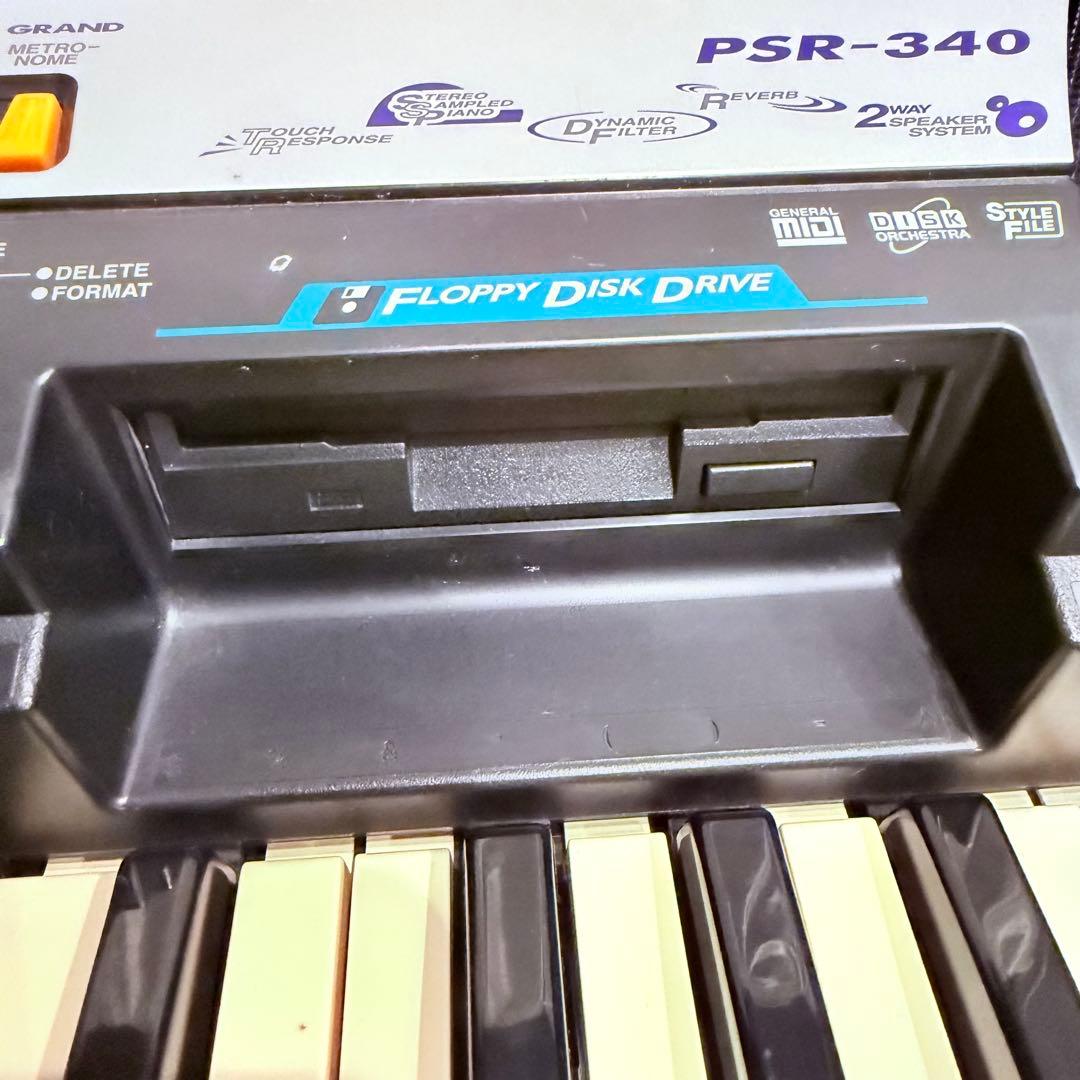 Yamaha ヤマハ PSR-340 電子キーボード シンセサイザー　ペダル付