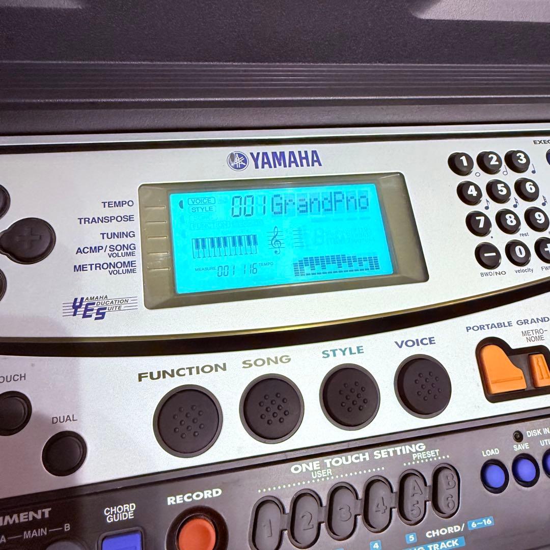 Yamaha ヤマハ PSR-340 電子キーボード シンセサイザー　ペダル付