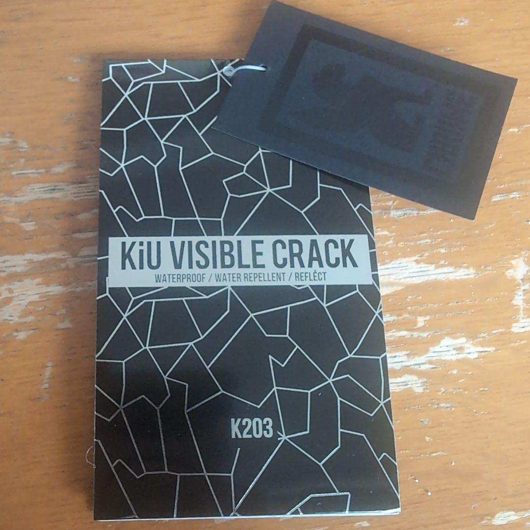 kiu＆クロームコラボ VISIBLE CRACK ポンチョ