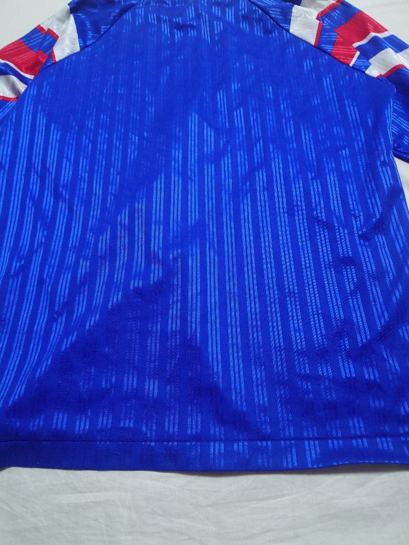 90s adidas デサント製 長袖 シャツ フランス代表モデル 清水商