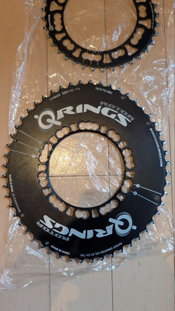 ROTOR　Q-RINGS チェーンリング 110BCD 36T 52T 11s