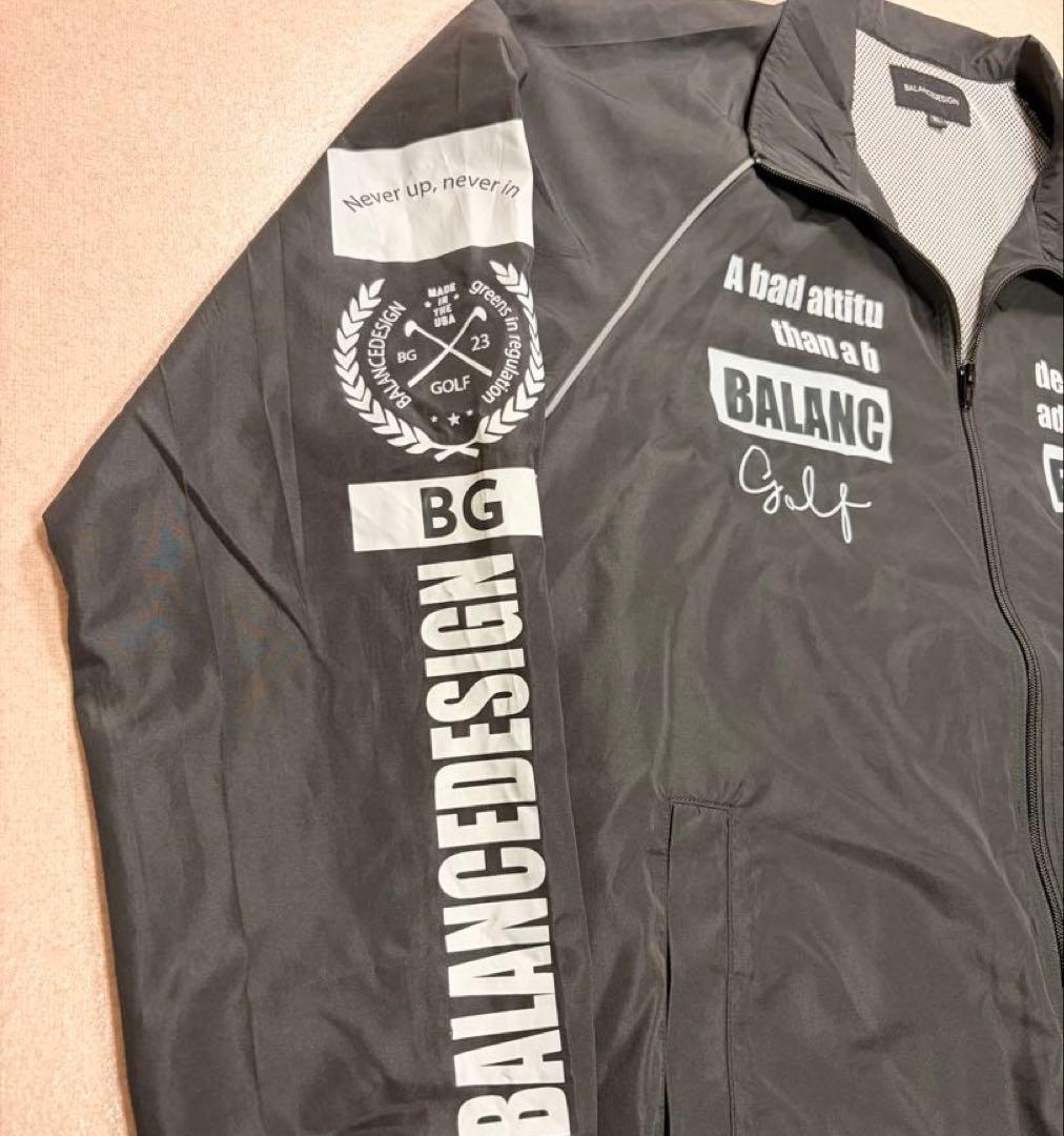 美品 BALANCEDESIGN GOLF Wear Nylon Jacket