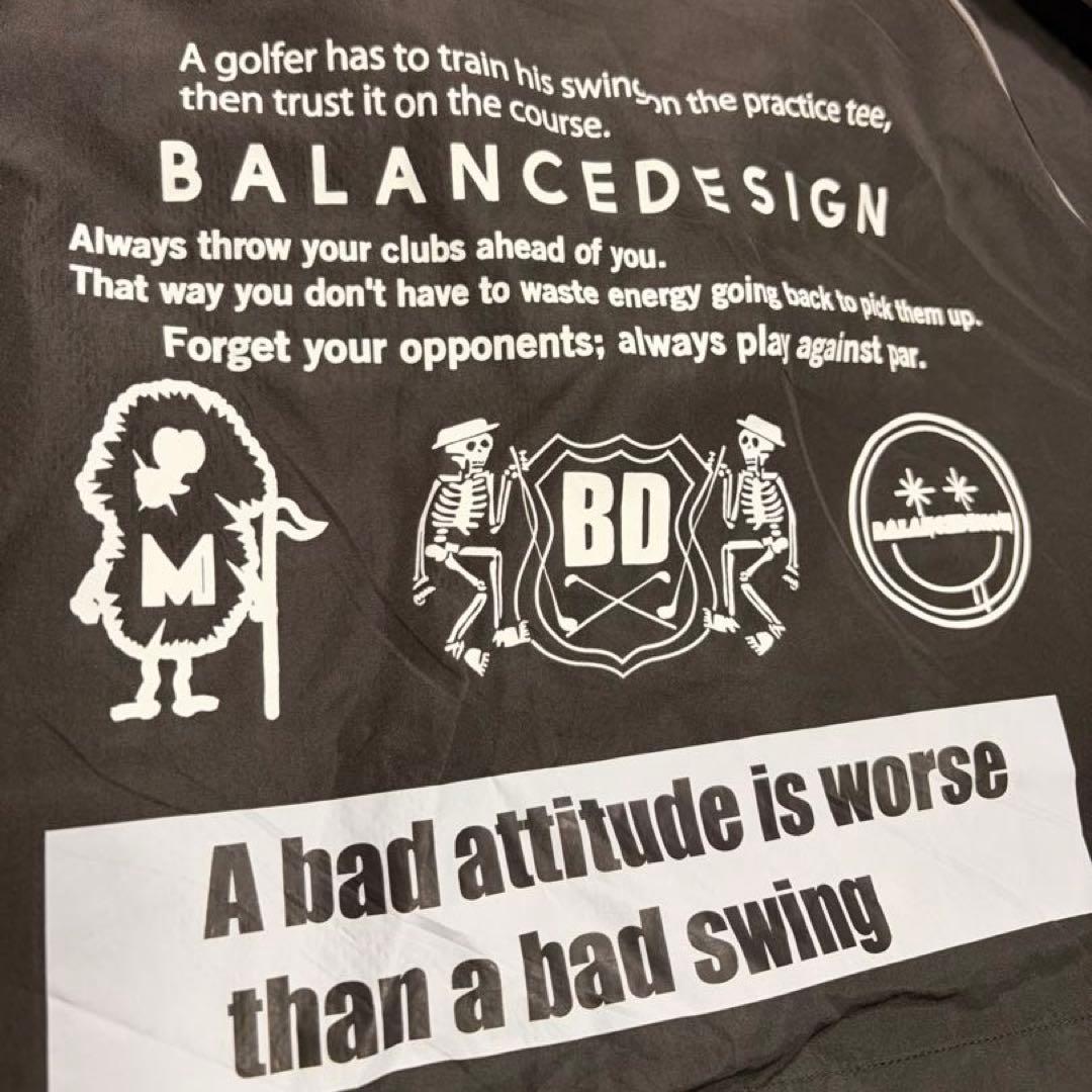 美品 BALANCEDESIGN GOLF Wear Nylon Jacket