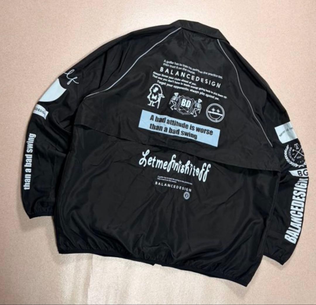 美品 BALANCEDESIGN GOLF Wear Nylon Jacket