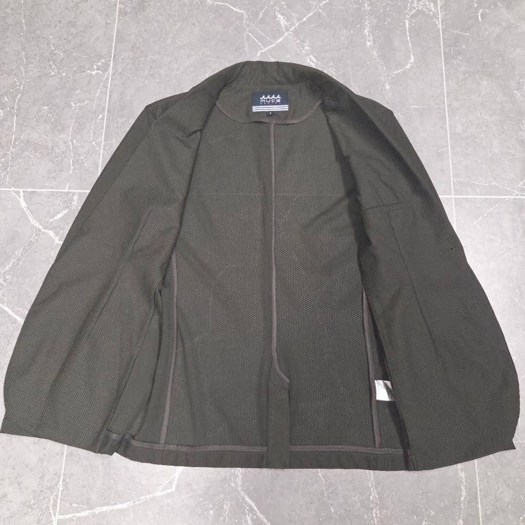 美品 Muta MARINE 高機能パンチング メッシュジャケット 6 カーキ