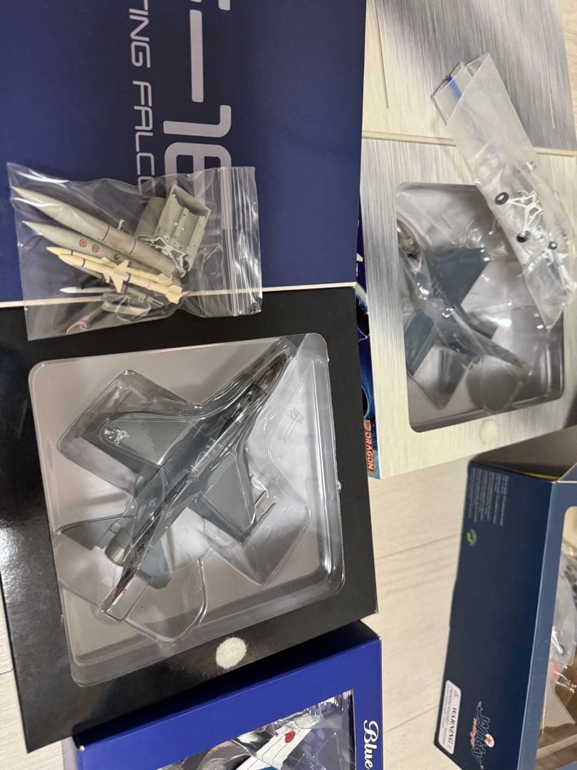 航空機モデルセット F-16 F-15 F-2 T-4
