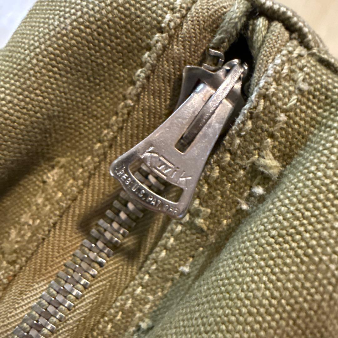 50〜60's 米軍実物 メディカルポーチ USA製 KWIKアルミジップ