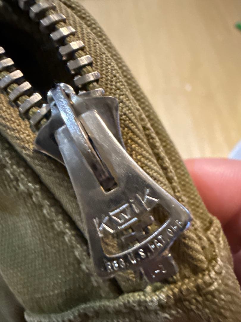 50〜60's 米軍実物 メディカルポーチ USA製 KWIKアルミジップ