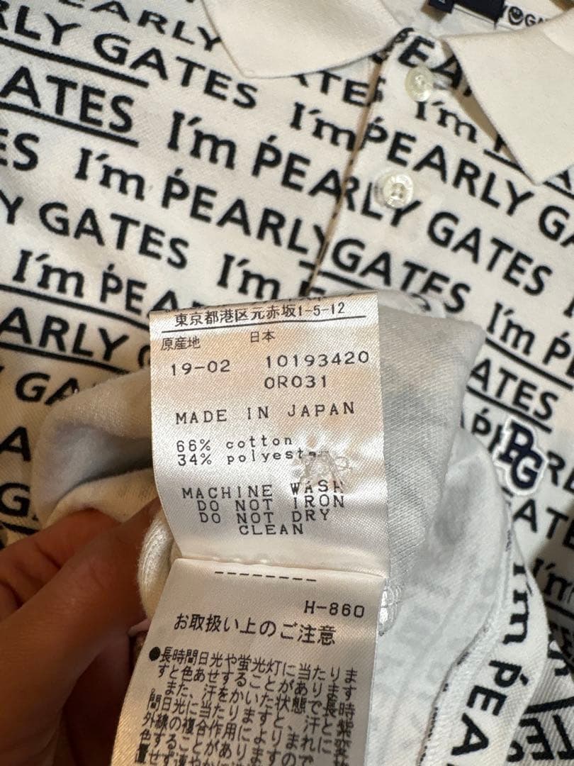 PEARLY GATES ゴルフシャツ サイズ4