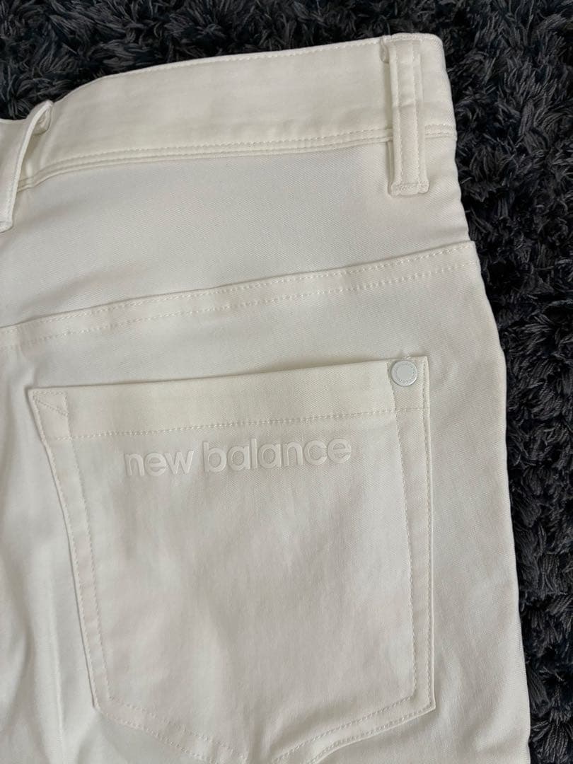 new balanceゴルフ ロングパンツ　メランジツイル　ホワイト　4