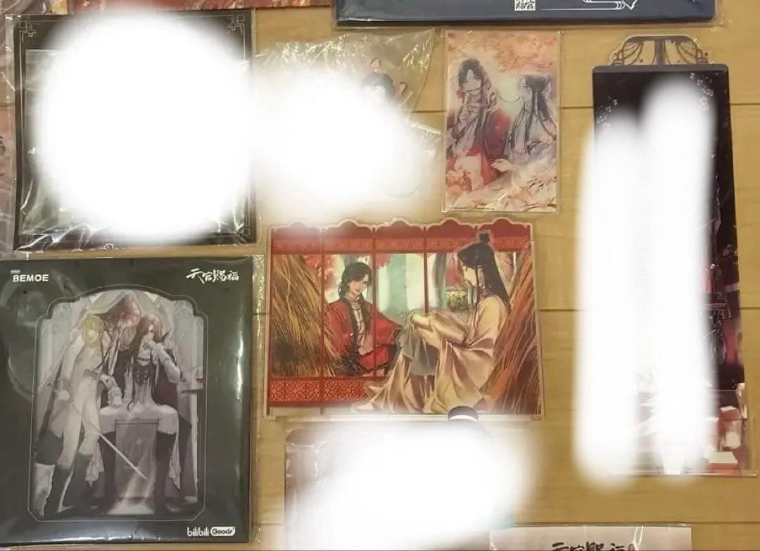 天官賜福 花城 謝憐 くじ引き堂 フィギュア アクリルスタンド 缶バッジ 23点