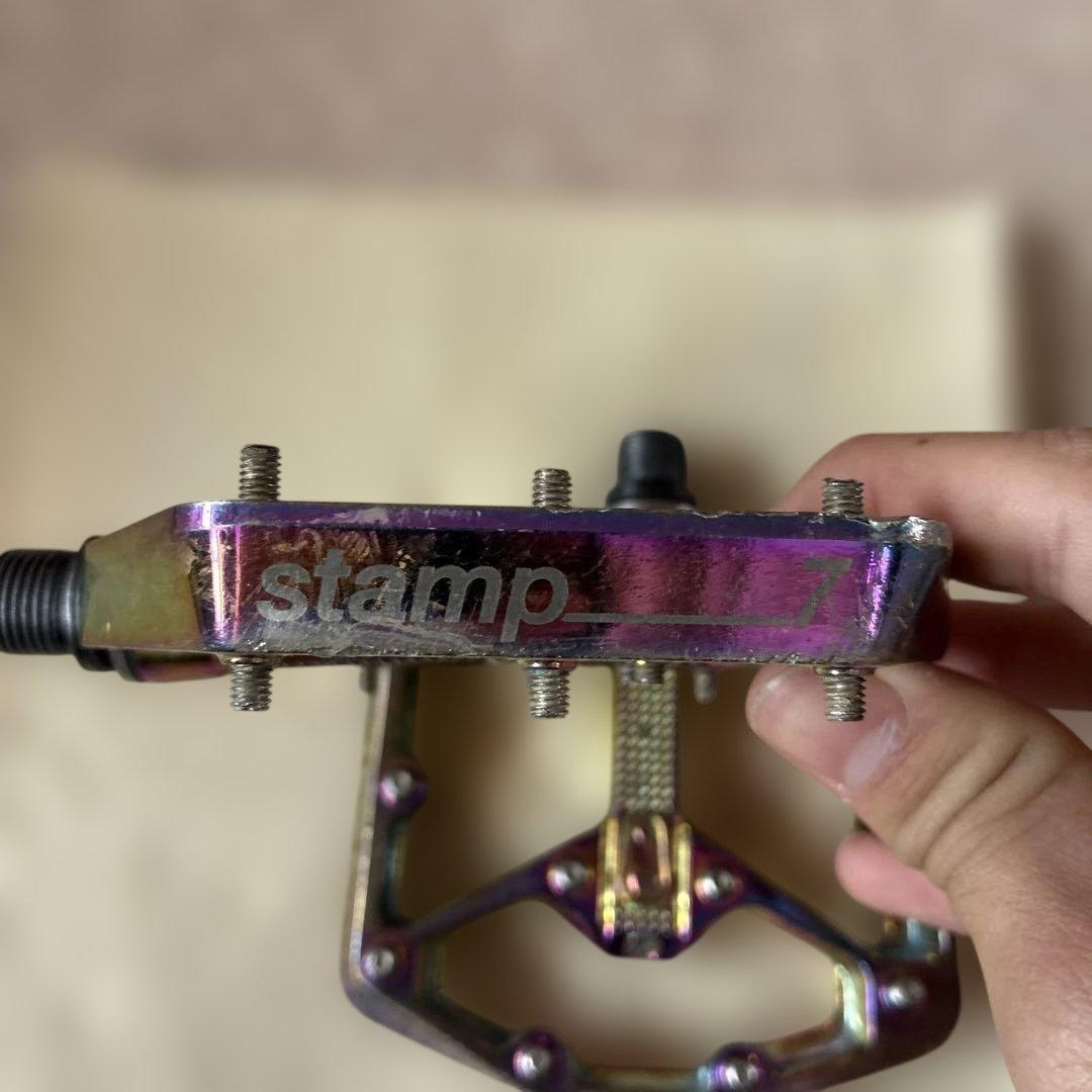 crank brothers stamp 7 フラットペダルオイルスリック