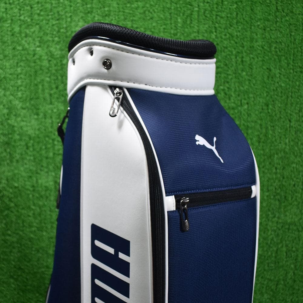 C*o様 PUMA GOLF/プーマ ゴルフ キャディバッグ9型【紺/白】新品！