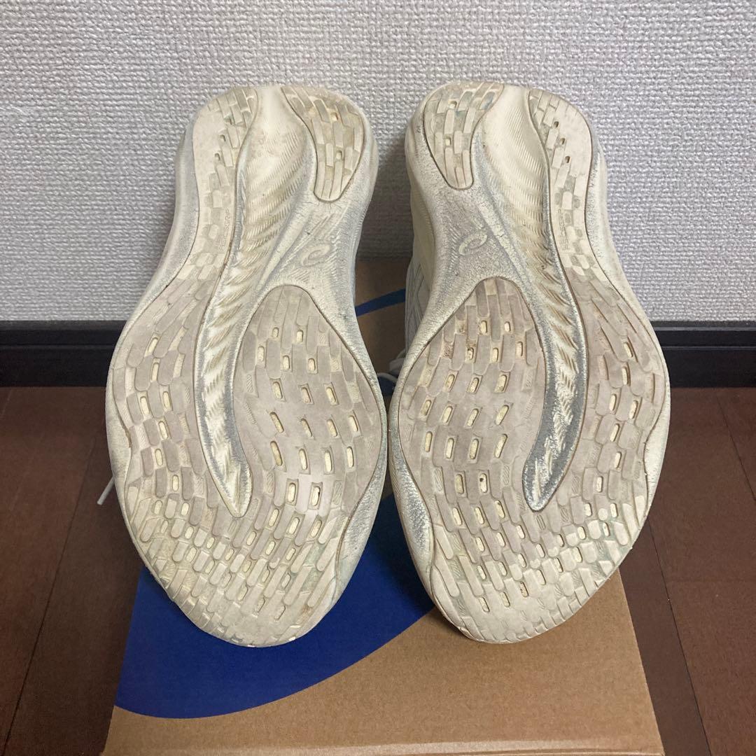 asics ゲルニンバス26 ホワイト 25.5cm