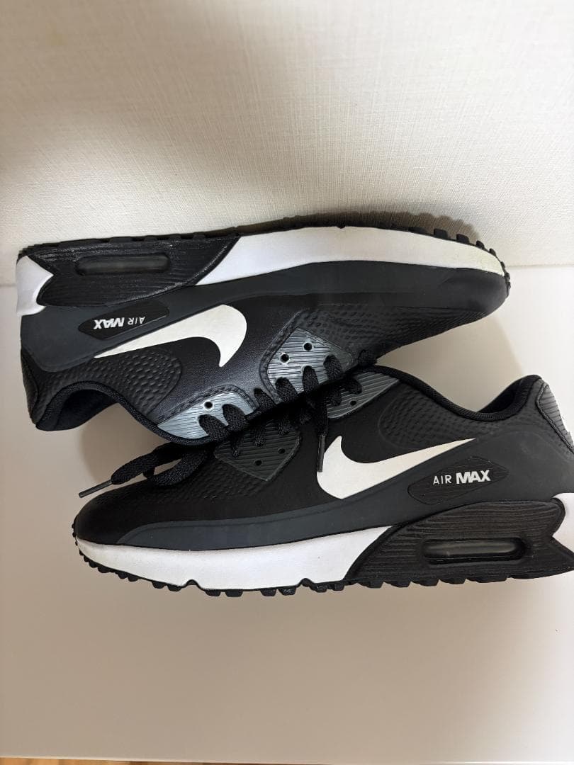 【美品】NIKE AIR MAX 90 GOLF ブラック 28cm US10