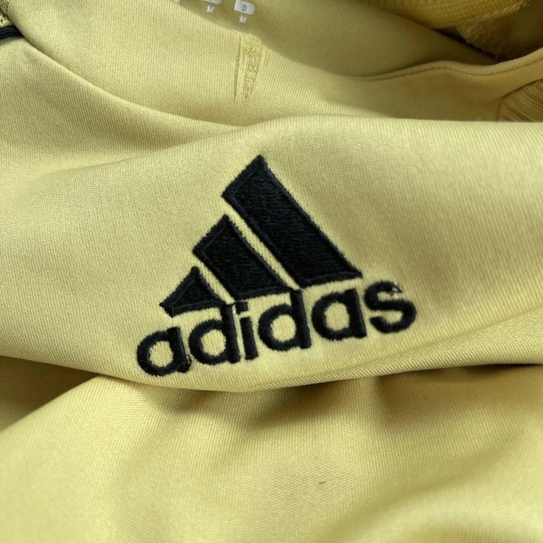 adidas イエロー サッカーシャツ