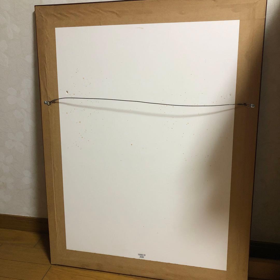 ポスター　額縁入り　額　コアウッド