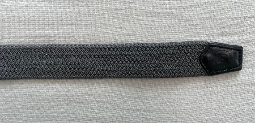 【美品】BRIEFING ブリーフィング メッシュベルト グレー Ｌサイズ
