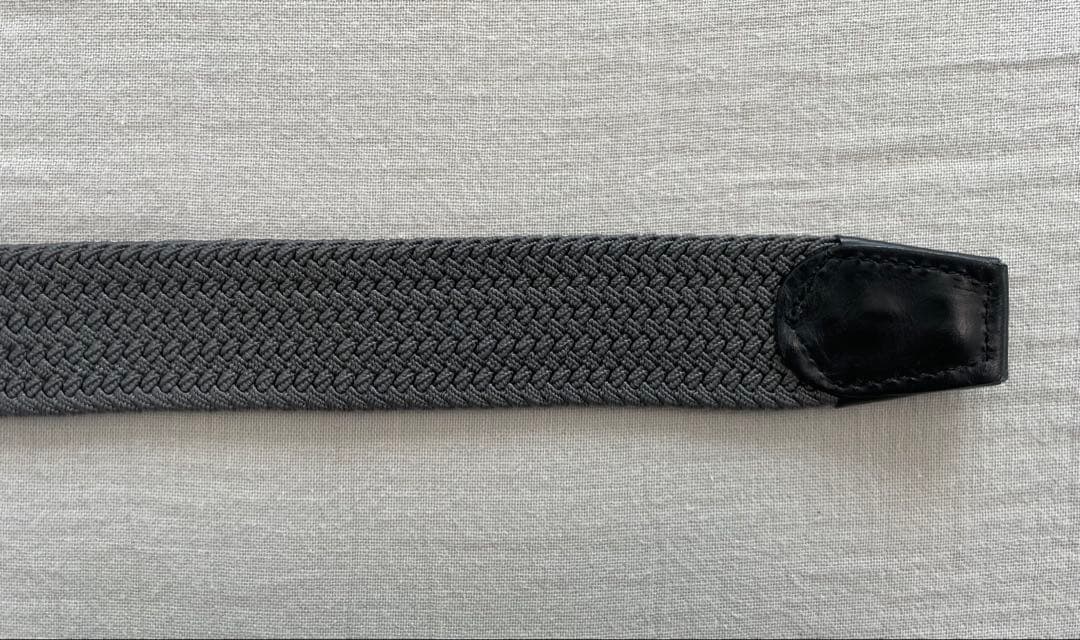 【美品】BRIEFING ブリーフィング メッシュベルト グレー Ｌサイズ