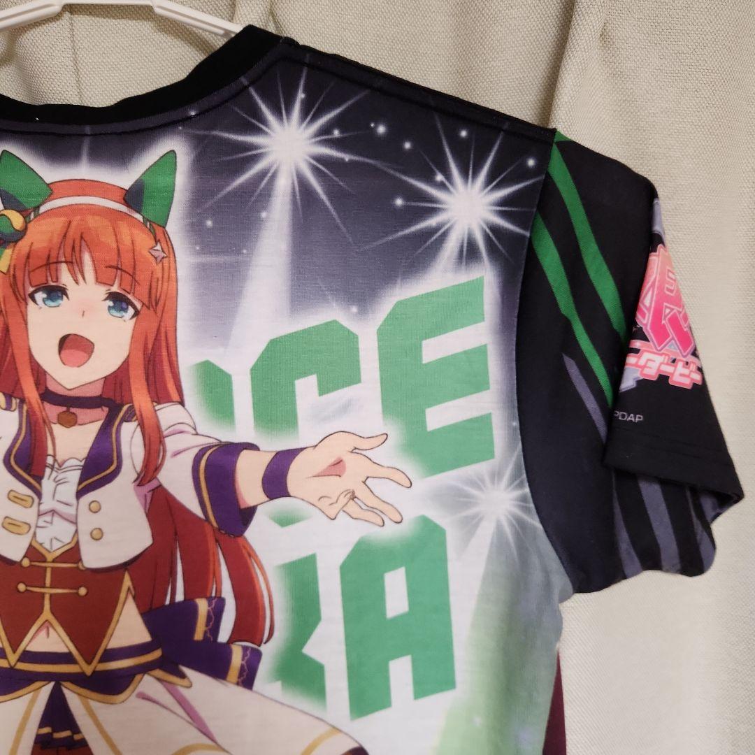 サイレンススズカ ナムコ フルカラーTシャツ ブラック