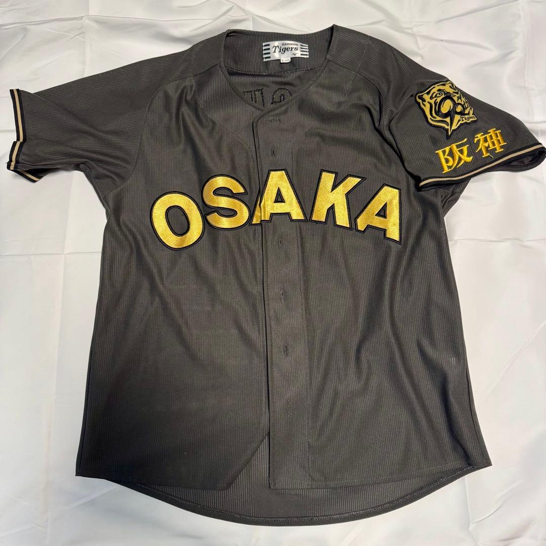 【貴重無地】阪神Tigers ブラックダイナマイト ユニフォーム Mサイズ