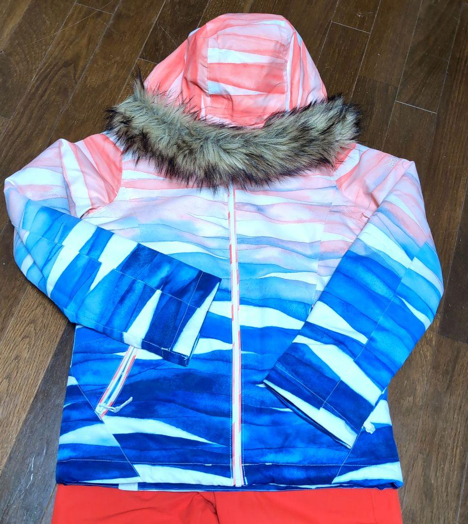 ROXY QUIKSILVER スノボウェア 上下セット 140 150 美品
