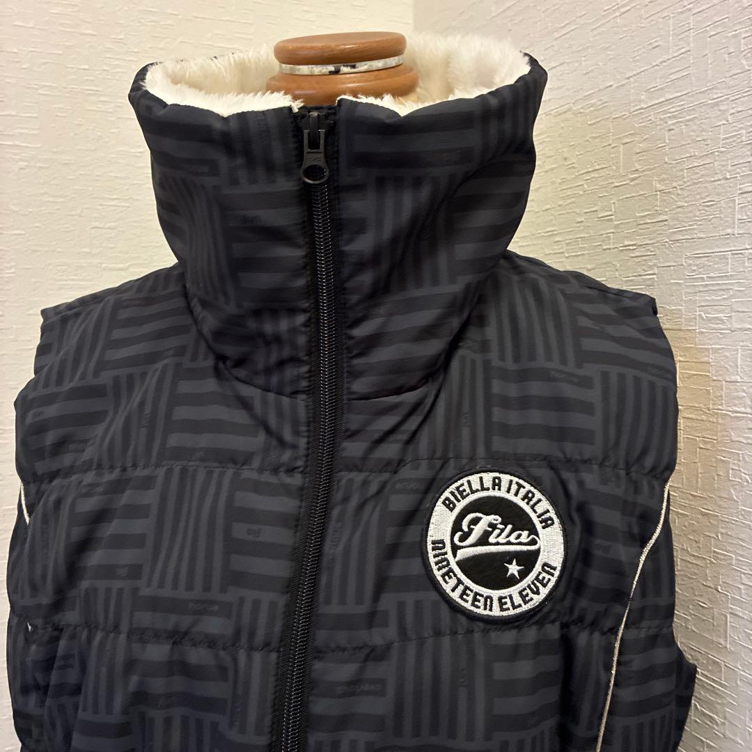 FILA レディースファーベスト 黒