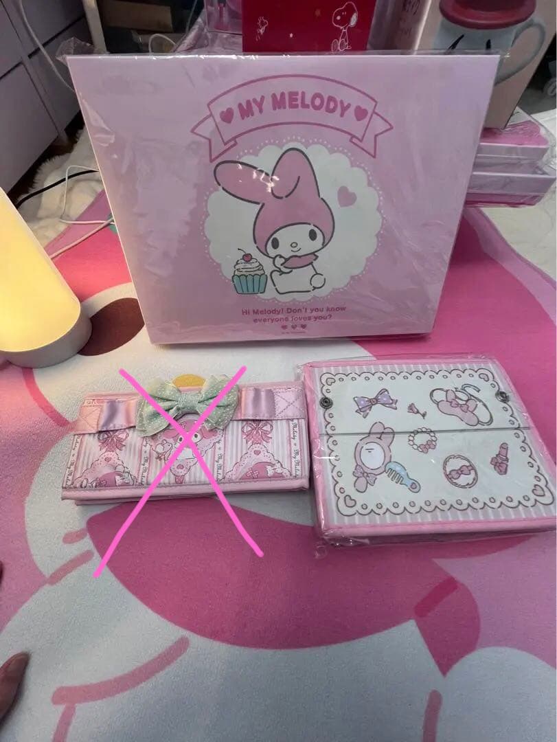 サンリオ　マイメロディー　収納＆飾り棚セット