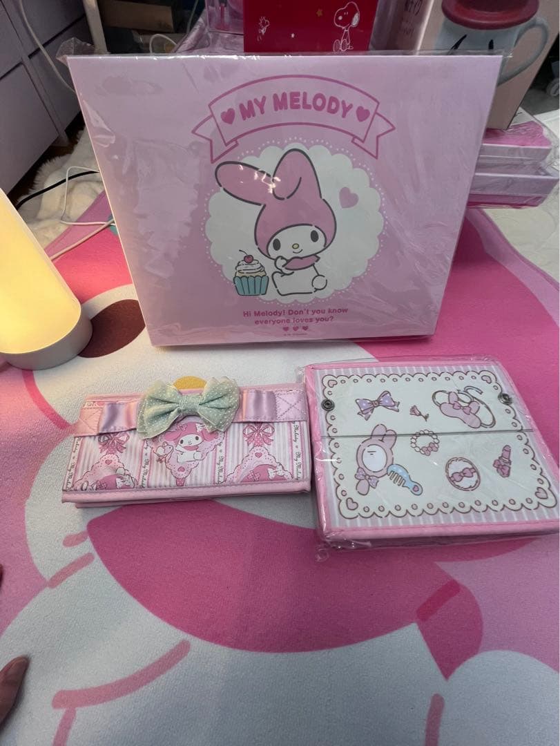サンリオ　マイメロディー　収納＆飾り棚セット