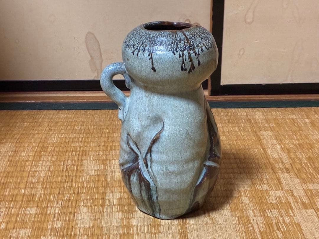 古陶器 朝鮮唐津 陶器 水差し ピッチャー 水注 花入？