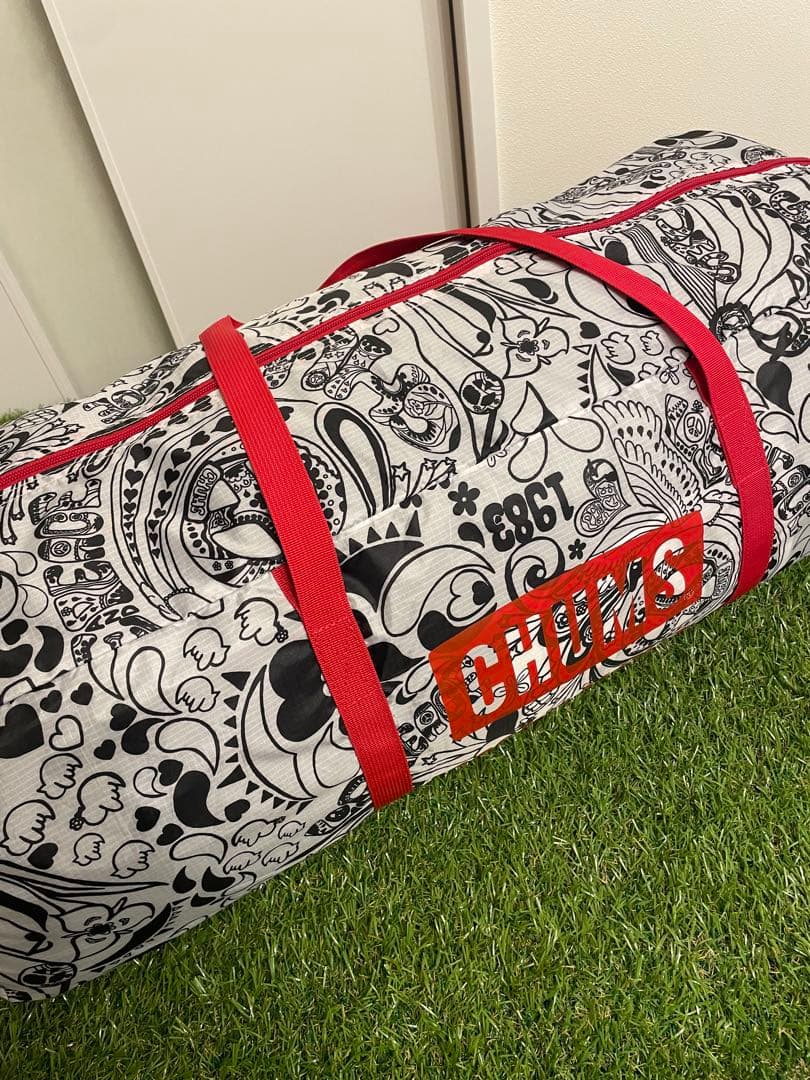 新品　チャムス モノポールテント ブービーハウス LOVE&PEACE