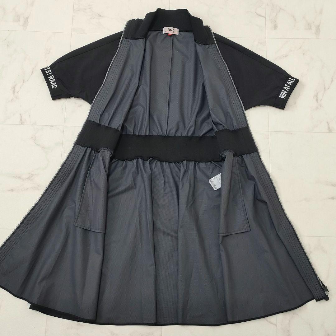 WAAC　ゴルフ　ワンピース　ストレッチ　フレアスカート　防風　黒色　サイズ0