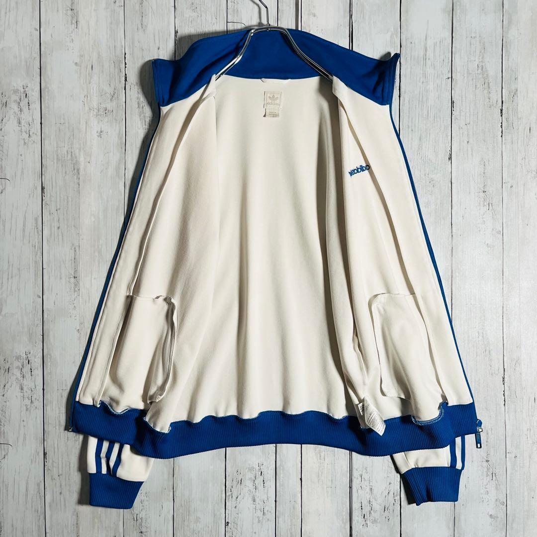 90s adidas アディダス トラックジャケット ジャージ ホワイト L