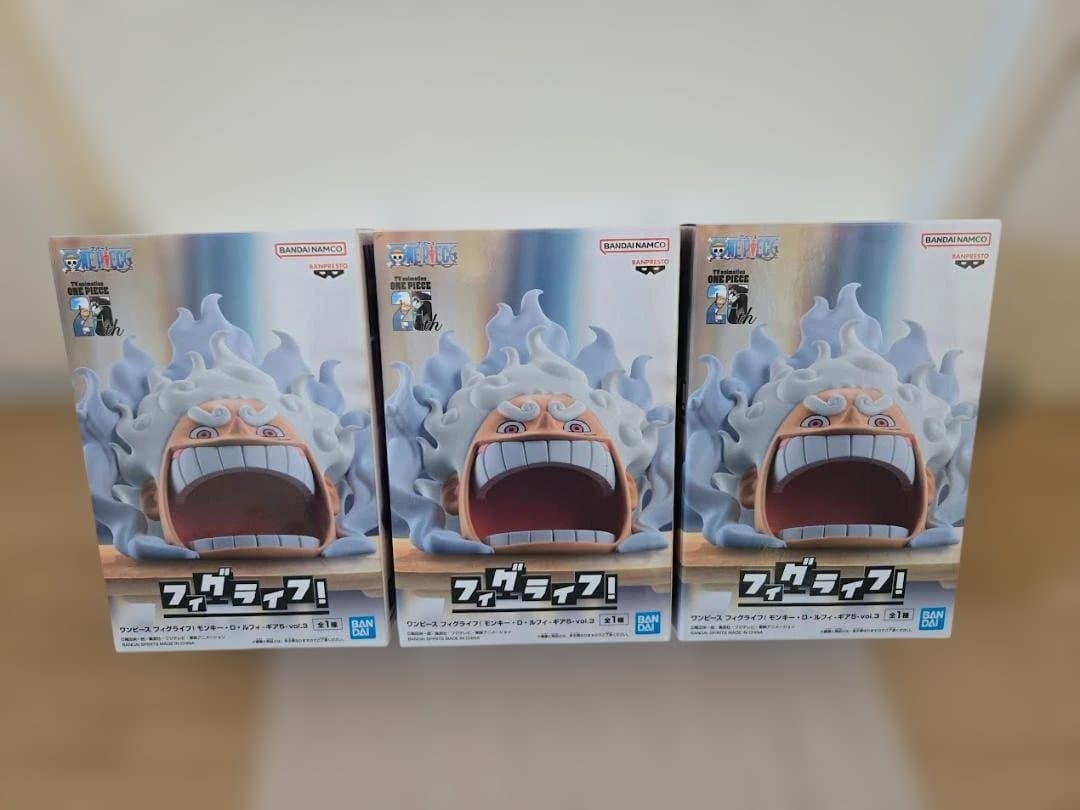 【新品未開封】ワンピース フィグライフ！ ギア5 ルフィ 9点セット まとめ売り