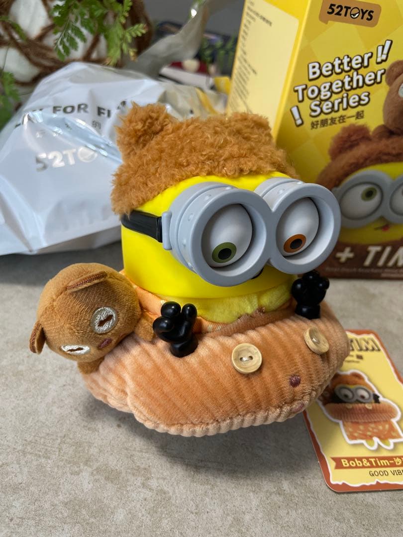 シークレット　52TOYS bob+tim ミニオン ボブ ぬいぐるみ