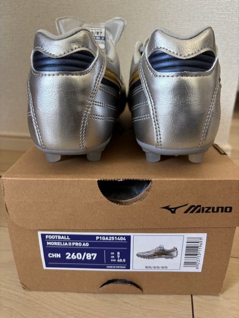 【新品未使用】Mizuno Morelia Ⅱ pro AG 26.0