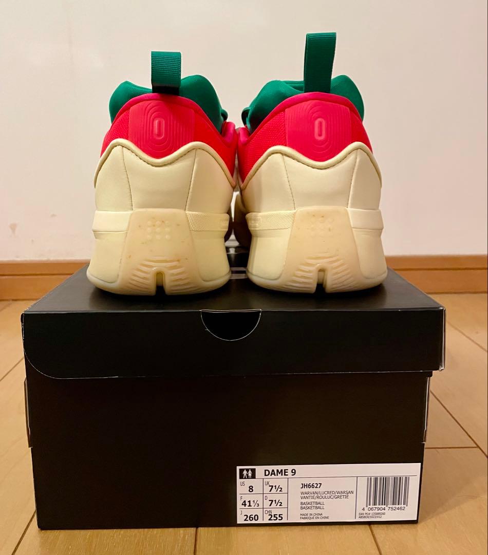 adidas、DAME 9、デイム 9、26センチ