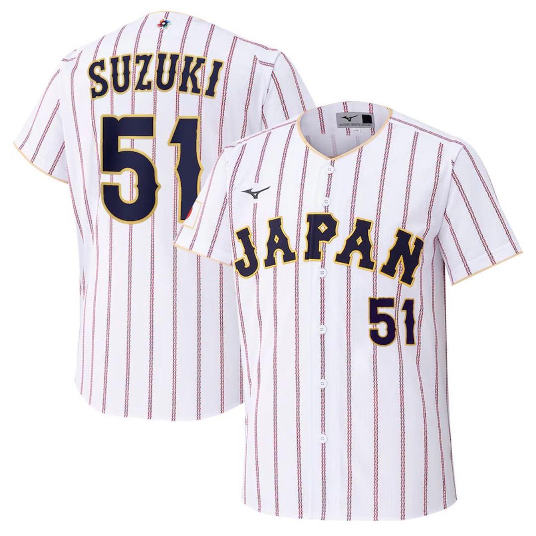 WBC ワールドベースボールクラシック2026 鈴木誠也 ホームユニフォームL