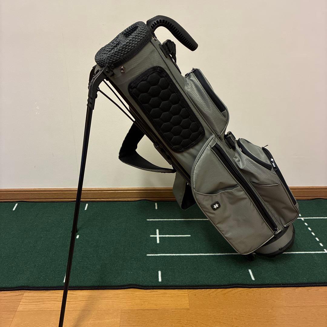 【ほぼ未使用】ゴルフ スタンドバッグ 軽量 小型 練習用 8本収納