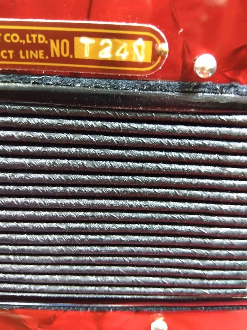 【即演奏可】TOMBO T24N アコーディオン 整備簡易調律済32鍵24ベース