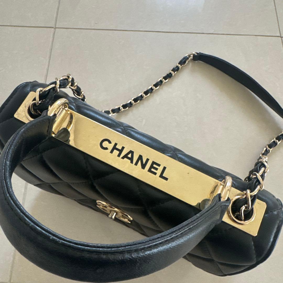 CHANELノベルティ　チェーン　キルティング　ショルダーバック