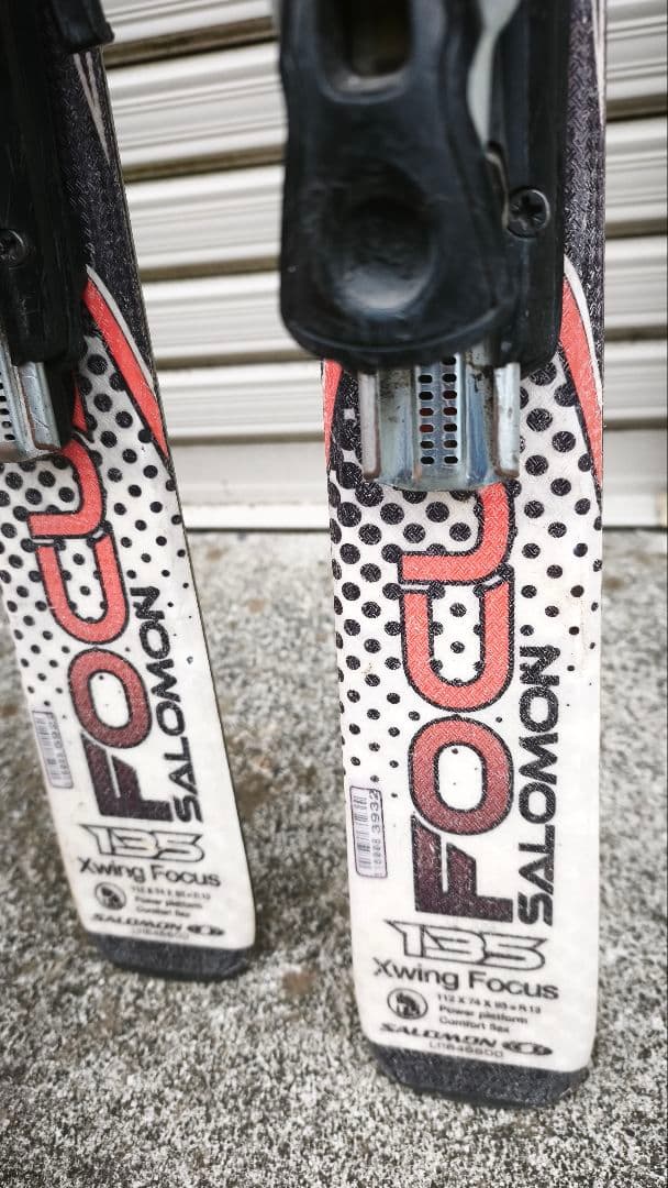 SALOMON FOCUS スキー板　135cm　調整可能ビンディング