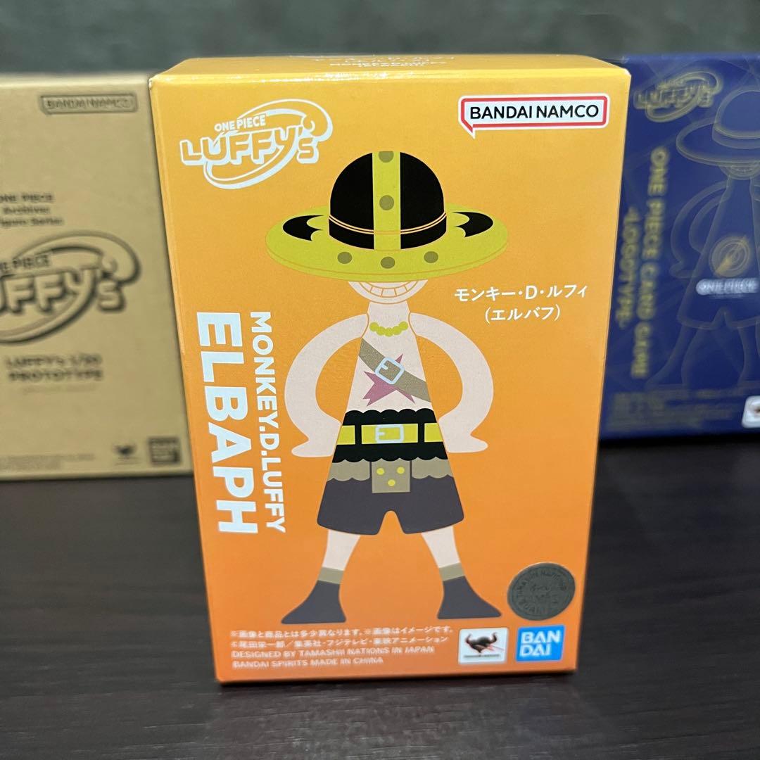 LUFFY's 3種セットプロトタイプ　エルバフ　ワンピカードゲームロゴタイプ